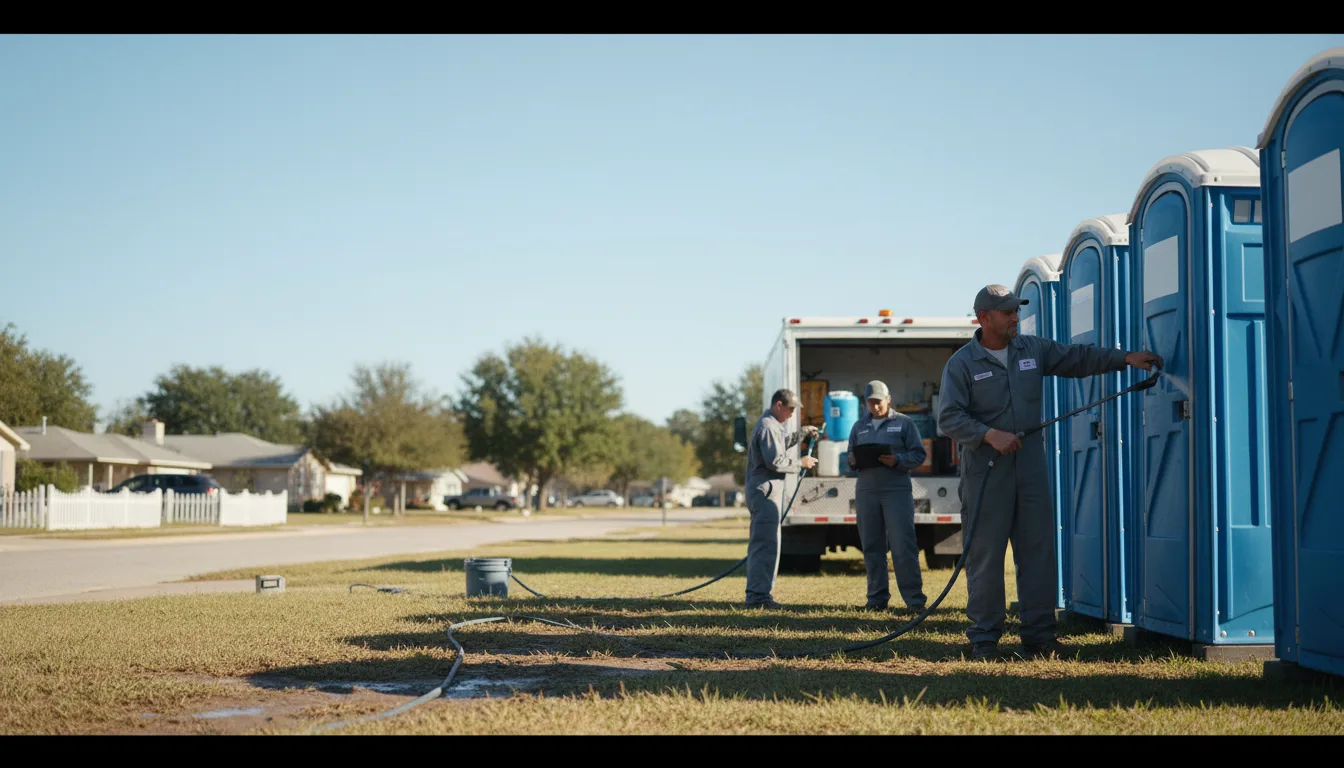 Long-Term Portable Toilet Rental in Oak Hill, FL near me